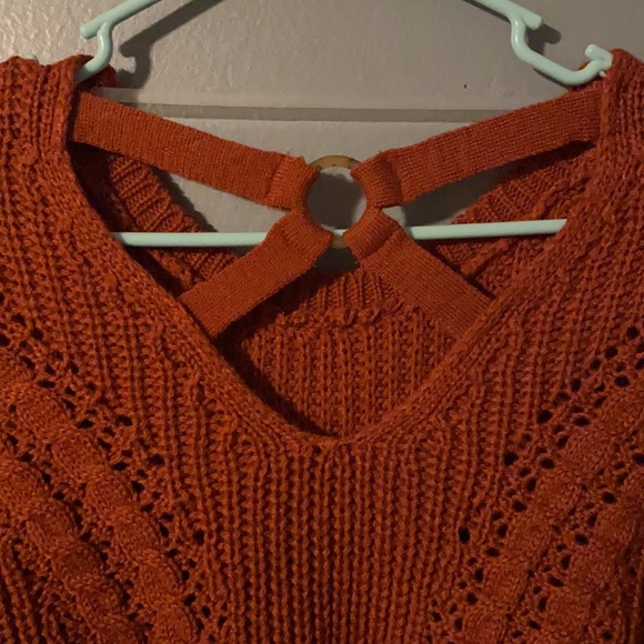 Red Knit Sweater - Picture 4 of 6